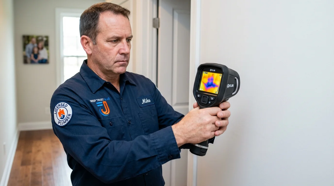 Thermal imaging leak detection by Johns Plumbing LLC in McKeesport